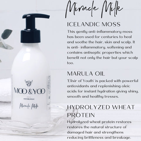 Miracle Milk - Leave-in Conditioner and Heat Protection - Aluminium Lid (250ml)