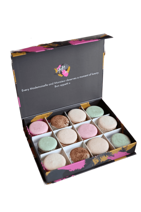 Mixed Vegan Macaron Gift Box - 6 - Mademoiselle Macaron - Made Scotland