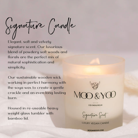 Moo Signature Candle - Moo & Yoo - Made Scotland