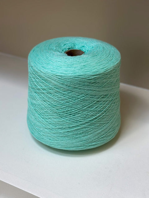 Narrow Stripe Scarf - Harris Aqua * (limited edition - see below) - Woolkind - Made Scotland