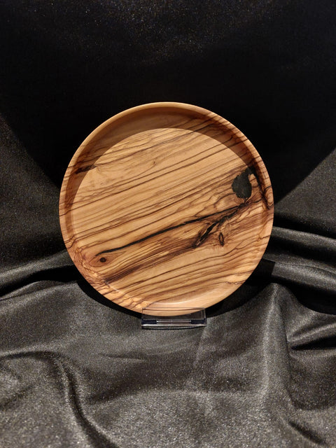 Olive Wood Plate - Goose in the Wood - Made Scotland