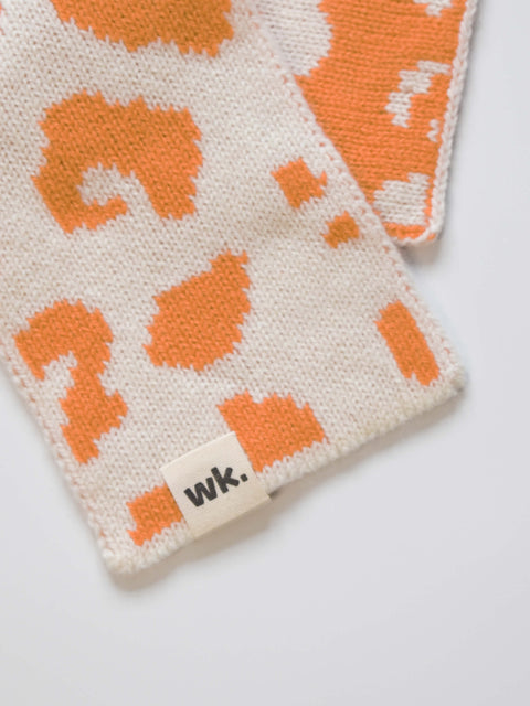 Narrow Leopard Print Scarf