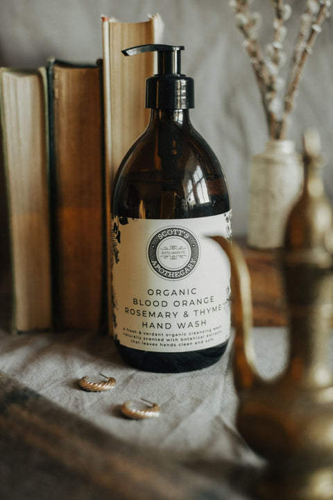 Organic Hand Wash - Blood Orange Rosemary & Thyme - Scott's Apothecary - Made Scotland