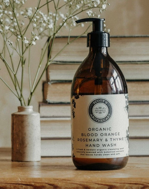 Organic Hand Wash - Blood Orange Rosemary & Thyme - Scott's Apothecary - Made Scotland