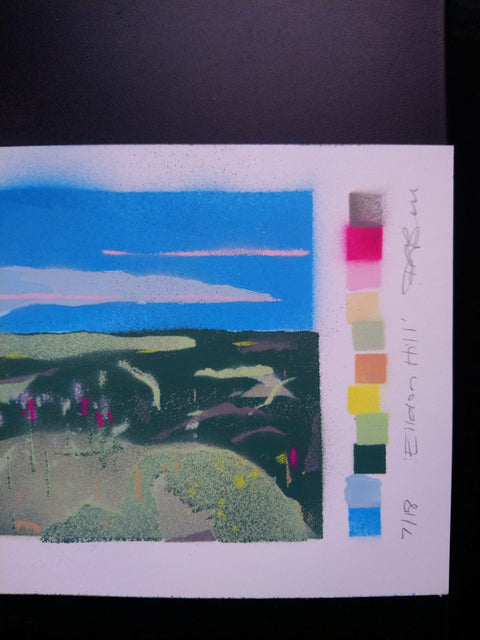 Original Scottish Art &39;Eildon Hills&39; - Bell's Galleries - Made Scotland