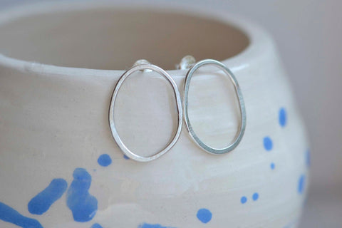 Pebble Earrings - Darte Jewellery - Made Scotland