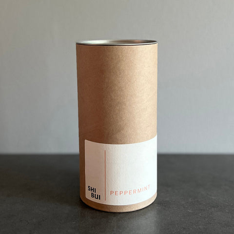 Peppermint - 15 Pyramids (Tube - plastic free) - Shibui Tea - Made Scotland