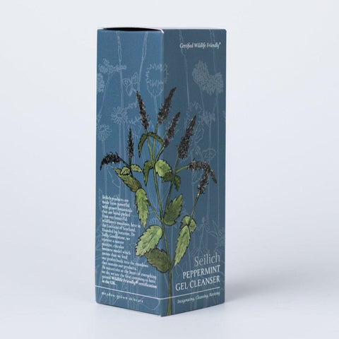 Peppermint Cleansing Gel - Glass bottle - Seilich - Made Scotland