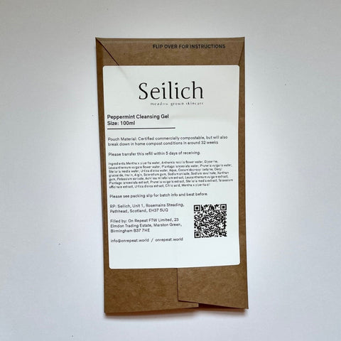 Peppermint Cleansing Gel - Refill - Seilich - Made Scotland