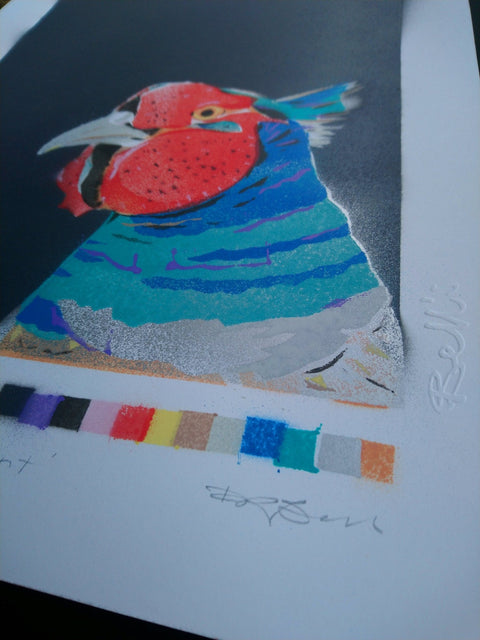 Pheasant Original Art by Dylan Bell - Bell's Galleries - Made Scotland