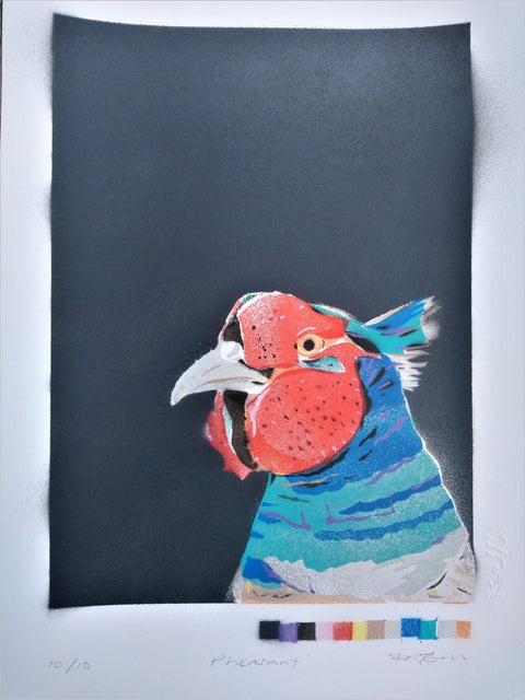 Pheasant Original Art by Dylan Bell - Bell's Galleries - Made Scotland