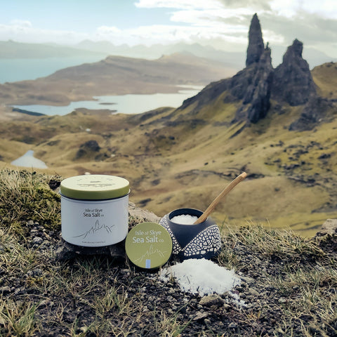 Pure Sea Salt Crystals - For the kitchen 120g - Isle Of Skye Sea Salt Co. - Made Scotland