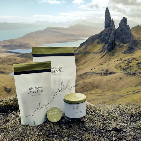 Pure Sea Salt Crystals - Refill pouch 250g or 500g - 500g - Isle Of Skye Sea Salt Co. - Made Scotland