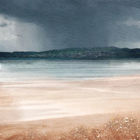 Rain Over Fife - 8 x 8 inches - Carol McEwan - Made Scotland