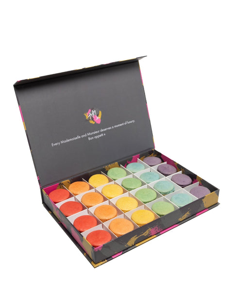 Rainbow Macaron Gift Box - 6 Macarons - Mademoiselle Macaron - Made Scotland