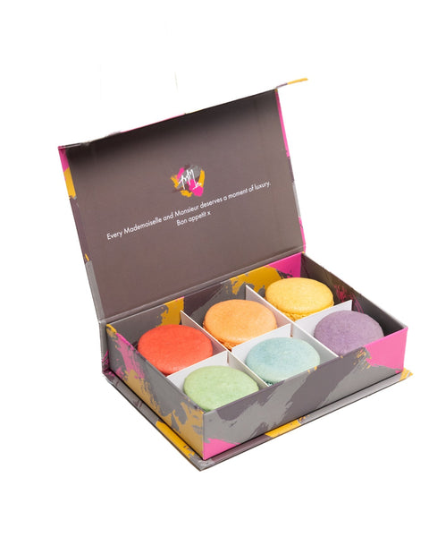 Rainbow Macaron Gift Box - 6 Macarons - Mademoiselle Macaron - Made Scotland