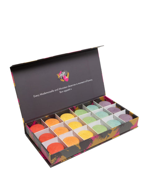 Rainbow Macaron Gift Box - 6 Macarons - Mademoiselle Macaron - Made Scotland