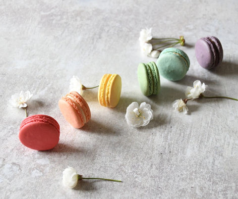 Rainbow Macaron Gift Box - 6 Macarons - Mademoiselle Macaron - Made Scotland