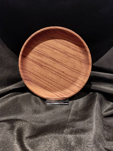 Red Zebrano Plate - Goose in the Wood - Made Scotland