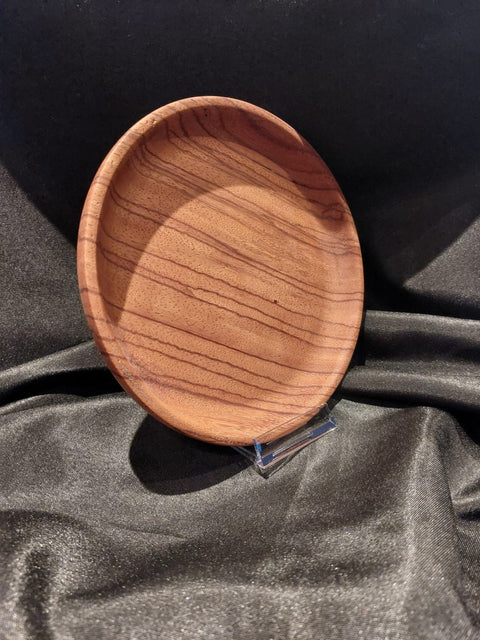 Red Zebrano Plate - Goose in the Wood - Made Scotland