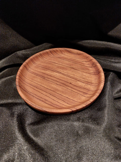 Red Zebrano Plate - Goose in the Wood - Made Scotland