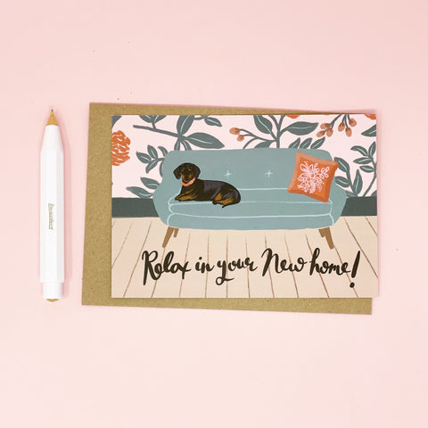 Relax in your New Home Card - Lomond Paper Co - Made Scotland