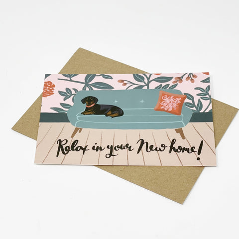 Relax in your New Home Card - Lomond Paper Co - Made Scotland