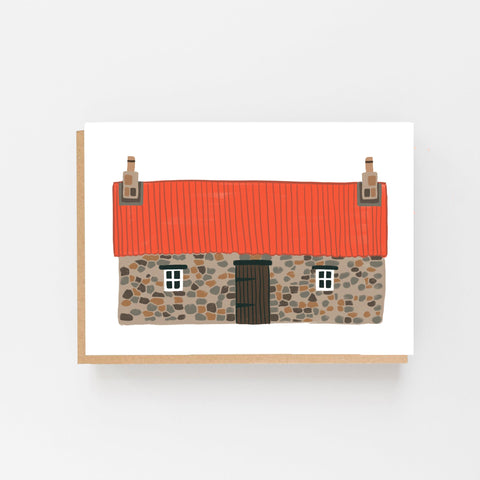 Scottish Bothy Blank Card Set x 6 - Lomond Paper Co - Made Scotland