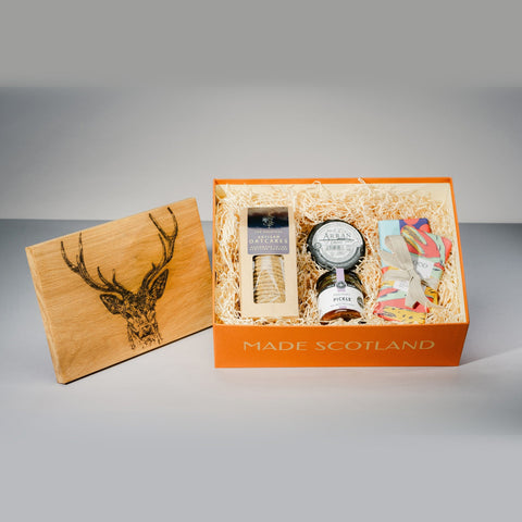 Scottish Cheese & Nibbles Gift Box - Made Scotland - Made Scotland