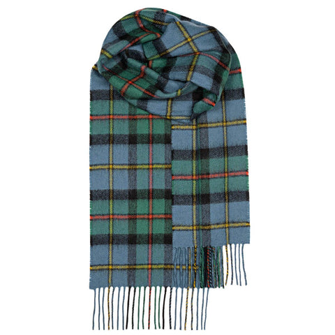 Scottish Lambswool Scarf in MacLeod of Harris Ancient Tartan - Made Scotland - Made Scotland