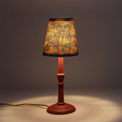 Small Iona Lamp Base - Ocean blue - Amanda Wells - Made Scotland