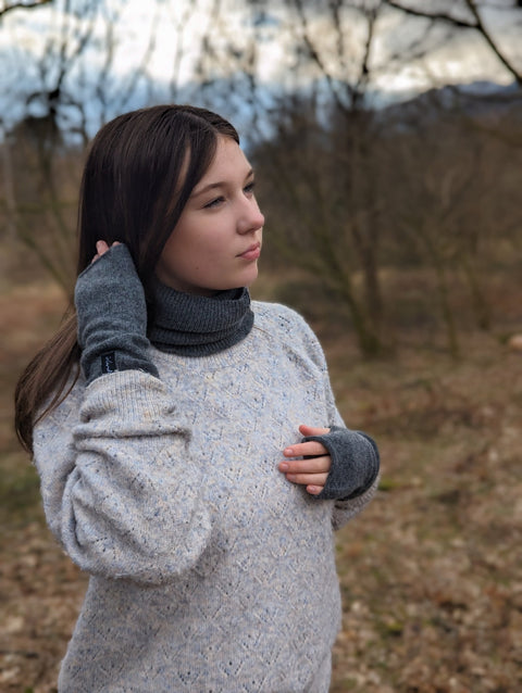 Snood/Buff in Slate Grey - Island Nation Studio - Made Scotland