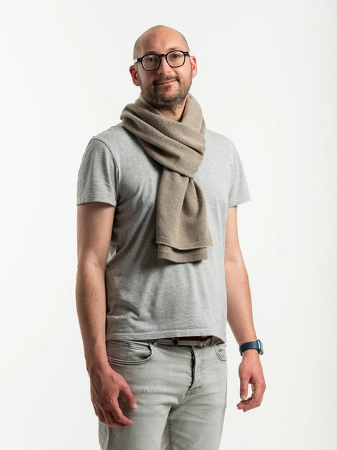 Standard Merino Wool Scarf - Skye Blue - Woolkind - Made Scotland