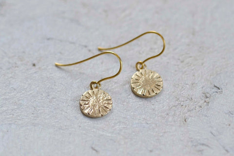 Sunshine Disc Earrings - Darte Jewellery - Made Scotland