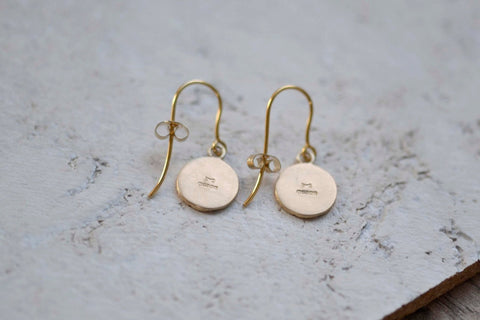 Sunshine Disc Earrings - Darte Jewellery - Made Scotland