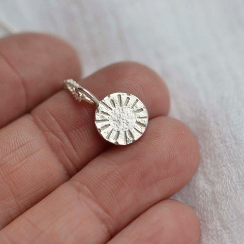 Sunshine Disc Necklace - Darte Jewellery - Made Scotland