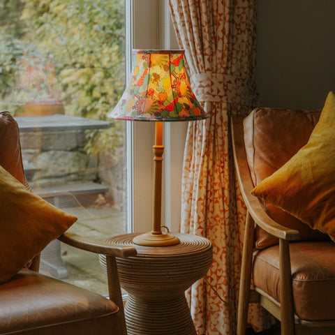 Tailored Lampshade - Liberty Sunny Afternoon - Liberty Sunny Afternoon - Green - Amanda Wells - Made Scotland