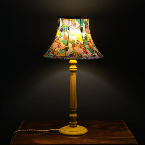 Tailored Lampshade - Liberty Sunny Afternoon - Liberty Sunny Afternoon - Green - Amanda Wells - Made Scotland