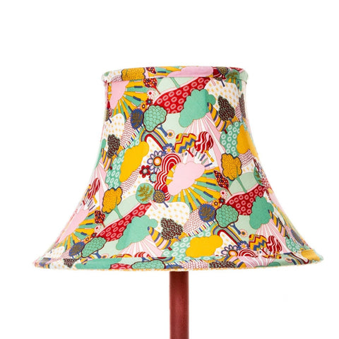 Tailored Lampshade - Liberty Sunny Afternoon - Liberty Sunny Afternoon - Green - Amanda Wells - Made Scotland