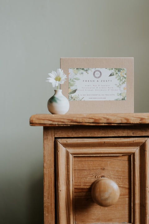 Tealight Sets - Floral - Scott's Apothecary - Made Scotland