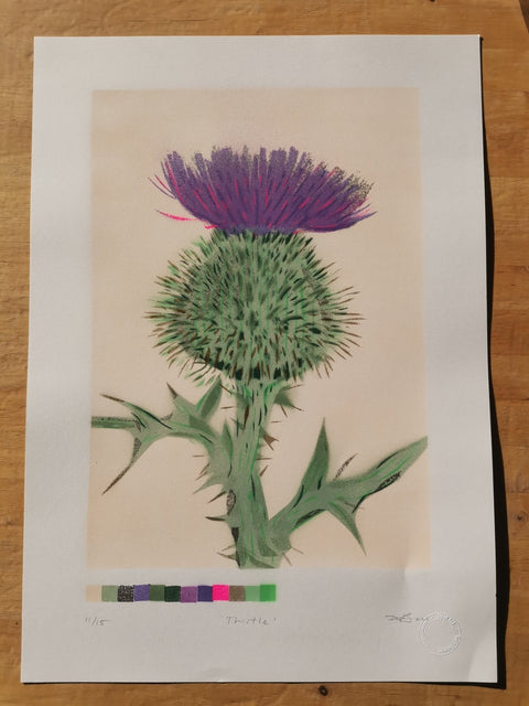 Thistle - Warm Cream - Bell's Galleries - Made Scotland