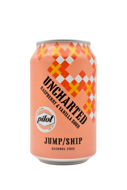 Uncharted - alcohol free Raspberry and Vanilla sour - 6 - Jump Ship Brewing - Made Scotland
