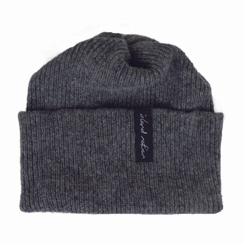 Unisex Slate Grey Cosy Winter Hat - Island Nation Studio - Made Scotland
