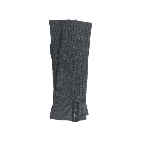 Unisex Slate Grey Cosy Winter Wrist Warmers - Island Nation Studio - Made Scotland