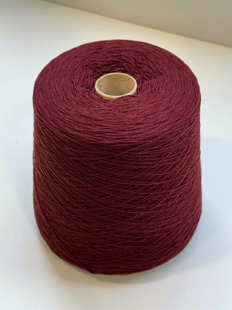 Wide Merino Wool Scarf - Bramble Burgundy - Woolkind - Made Scotland