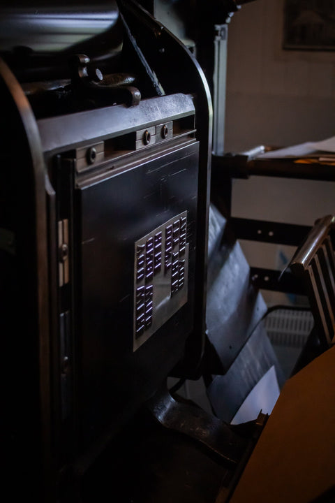 Wild Quote Letterpress Print - The Hunter Press - Made Scotland