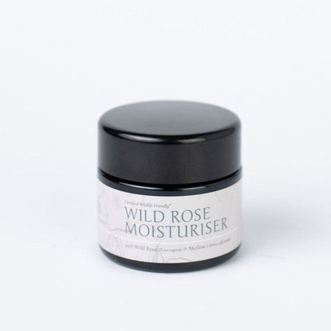 Wild Rose Moisturiser - Glass jar - Seilich - Made Scotland