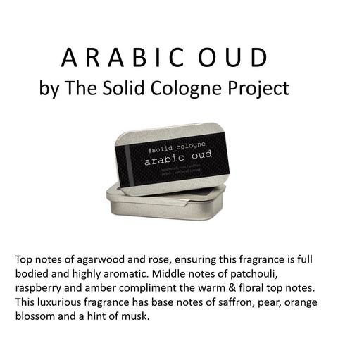 Arabic oud | Solid Cologne - The Solid Cologne Project - Made Scotland