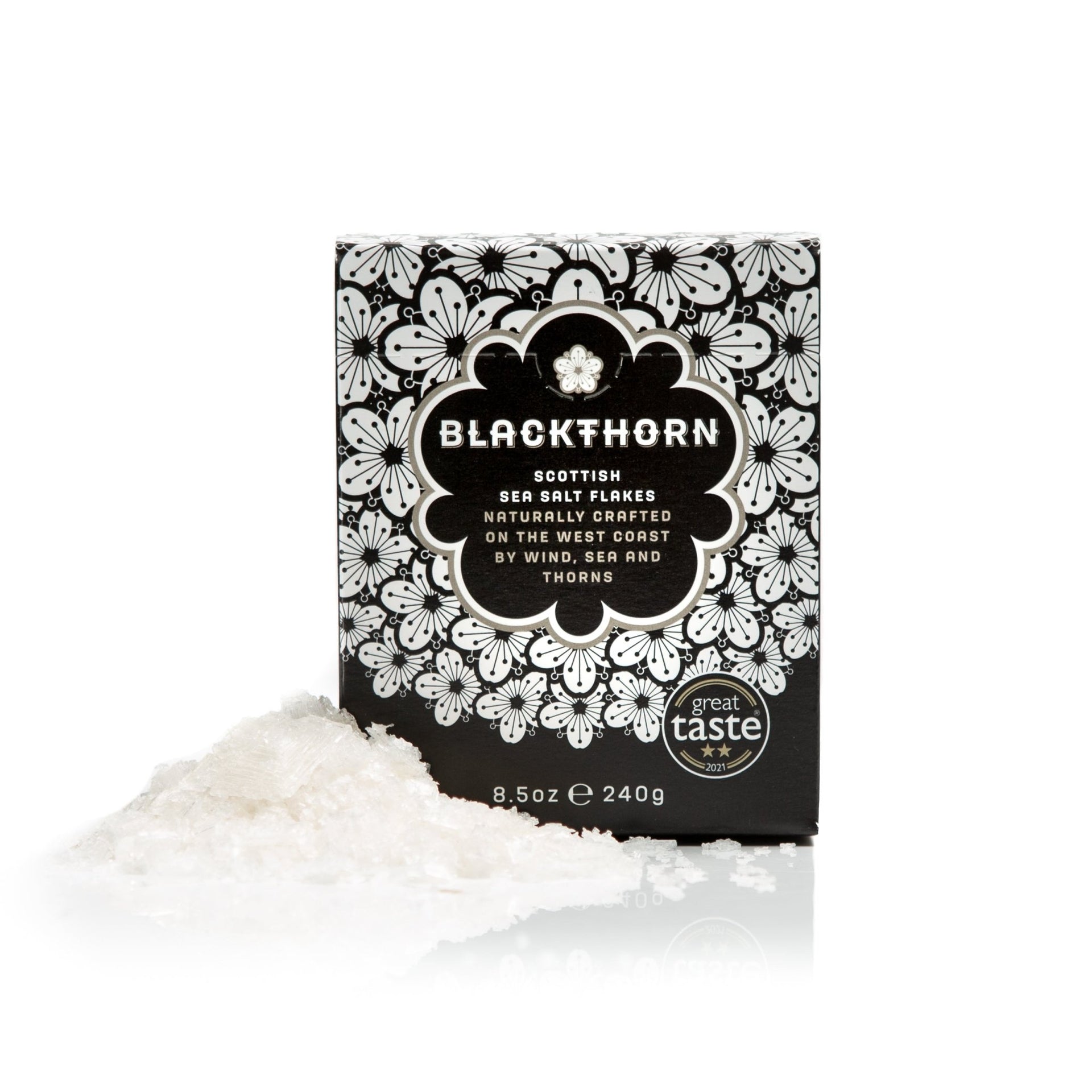 Blackthorn Sea Salt Flakes 240g - Made Scotland