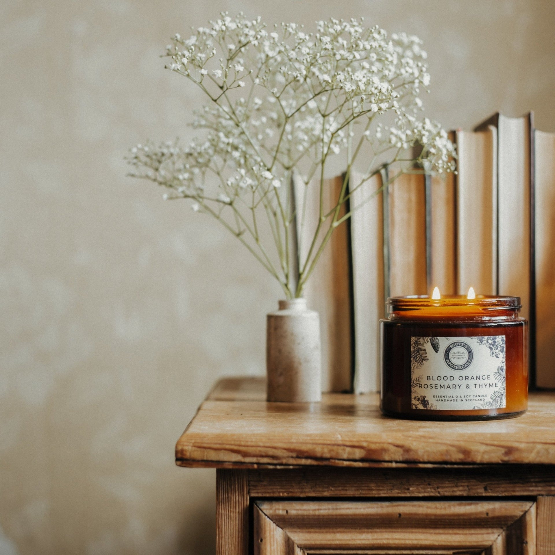 Blood Orange, Rosemary & Thyme - Made Scotland - Candles